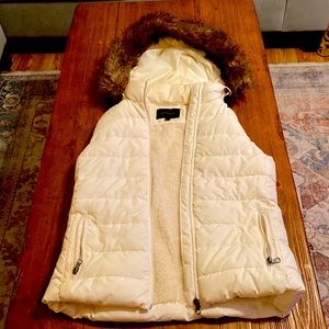 White Puffer Vest